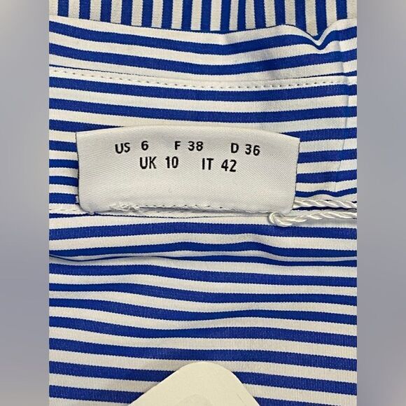 Akris Punto Striped Blouse size 6 - Picture 7 of 9